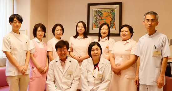 滝川いきいきクリニックのスタッフたち　いつも笑顔でお迎えします！